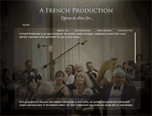 Tablet Screenshot of afrenchproduction.com